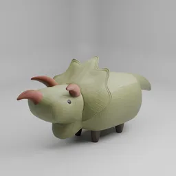 Cute Triceratops Toy