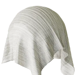 White curtain fabric