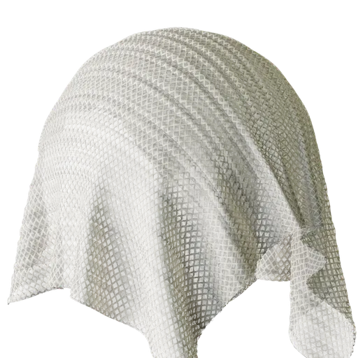 White curtain fabric