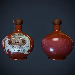 Vintage Cognac Bottle