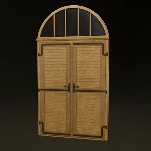 Rustic Double Door