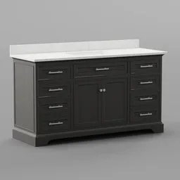 Single Bathroom Vanity Set