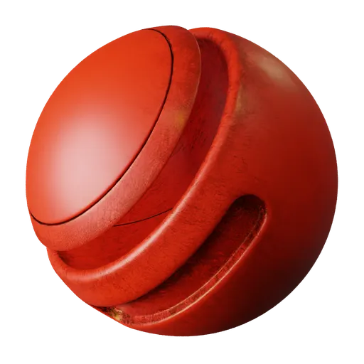 Red Metal Edge Wear