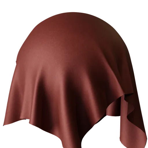 Plain Orange Velvet