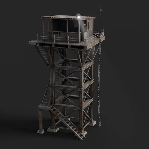 Post-Apocalyptic Guard Tower