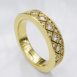 Yellow Gold Diamond Eternity Ring