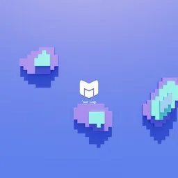 Voxel Logo Reveal