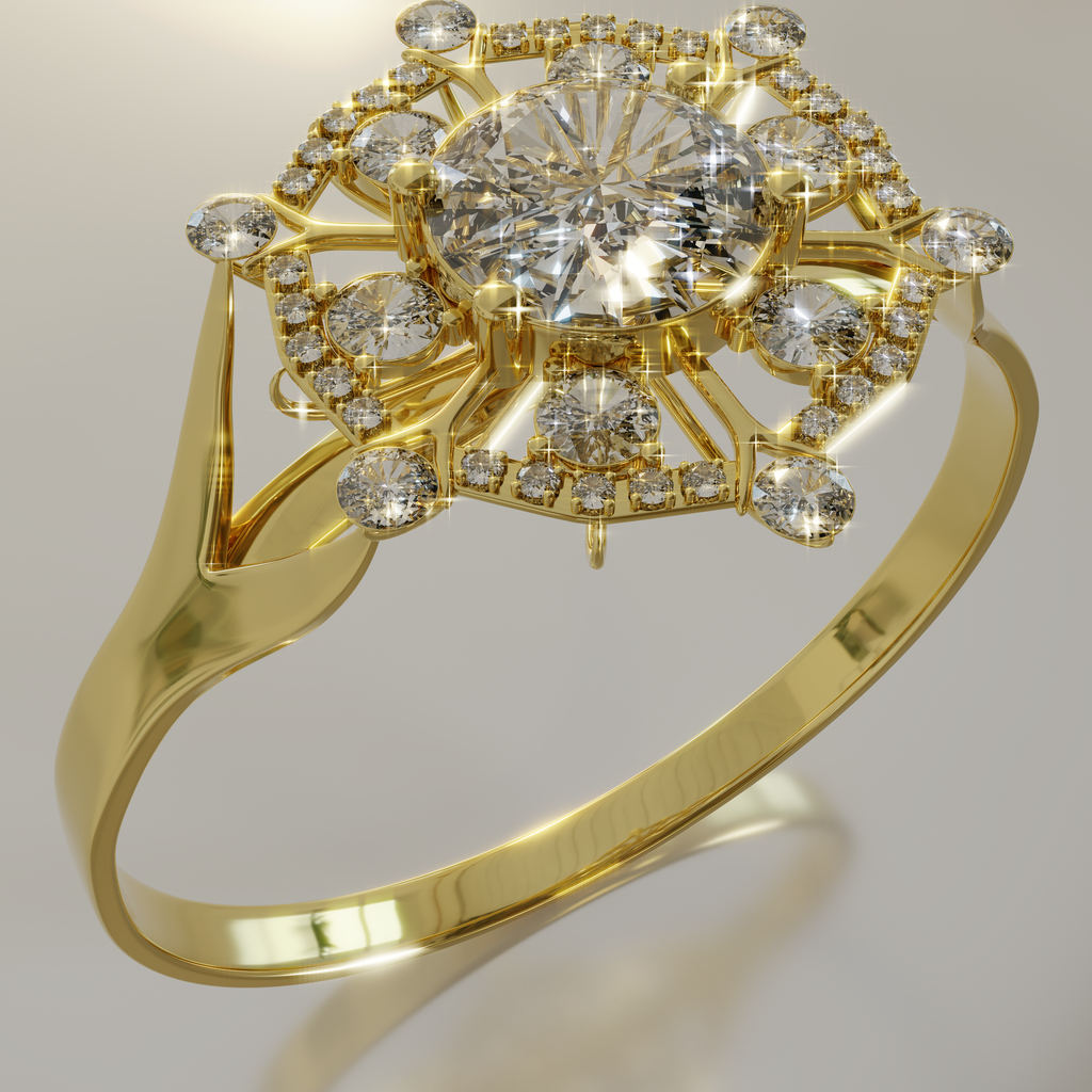 Gold Ring | Accessories models | Blendkit