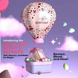 Beauty blender air balloon creative
