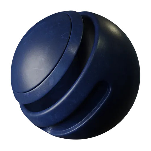 Lightly soiled blue metal