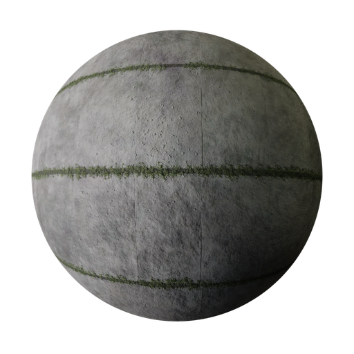 Concerete tile with Grass | FREE tiles materials | BlenderKit