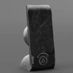 "Ultra-realistic 3D scanned and remeshed Audionic Speaker for Blender 3D software. Featuring sleek black and white design inspired by Andries Stock and Alliance technology. Perfect for audio and tech-related projects."