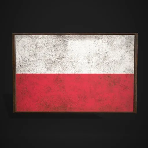 Poland Flag Picture Frame