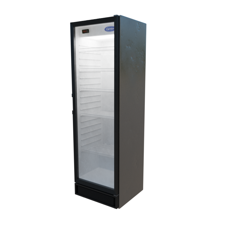 Glass door fridge FREE 3D Shopping / Retail models BlenderKit