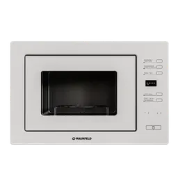 Detailed 3D rendering of a modern digital microwave for Blender 3D artists and kitchen design visualizations.