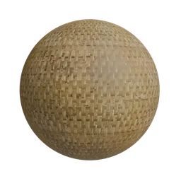 Basketweave bamboo