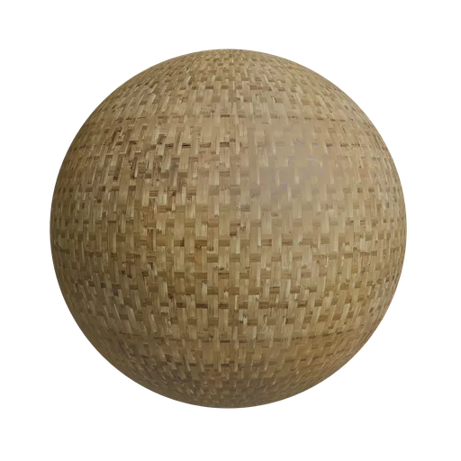 Basketweave bamboo