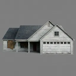 Abandoned Large House