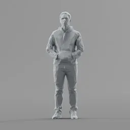 Lowpoly Male Standing