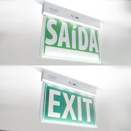 Exit sign (PT/EN)