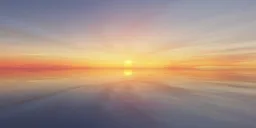 Pure Sky Colorful Sunset Clouds