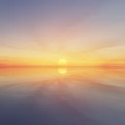 Pure Sky Colorful Sunset Clouds