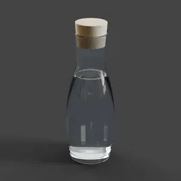 Carafe with cork