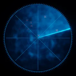 Sci-Fi Radar HUD