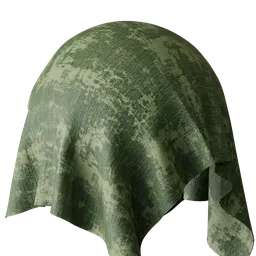 Graphical Green Chenille