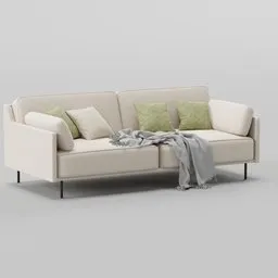 EasyClean Fabric Sofa lightbeige