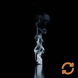 Thin Rising Smoke Looped