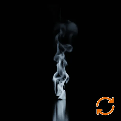 Thin Rising Smoke Looped