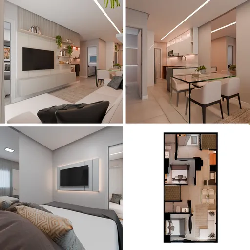 Compact apartment