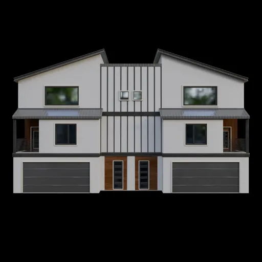 Modern Semi-Detached House Exterior