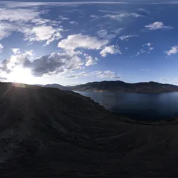 Aerial Canadian Landscape Sunset Sky