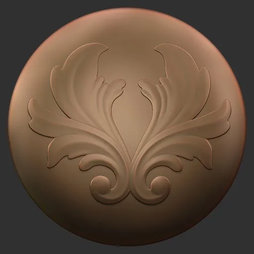 Curled Blossom Ornament