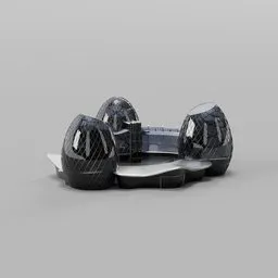 Futuristic Egg-Shaped Shopping Mall