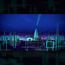 Simple Sci Fi scene setup