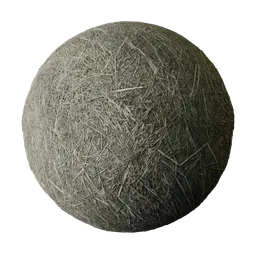 Decaying Gray Straw Ground
