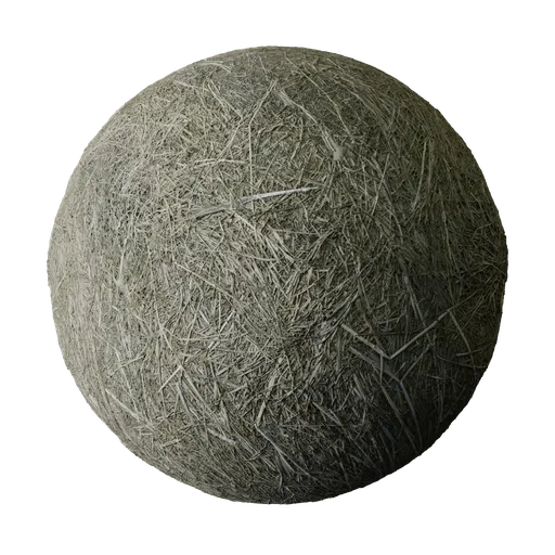 Decaying Gray Straw Ground