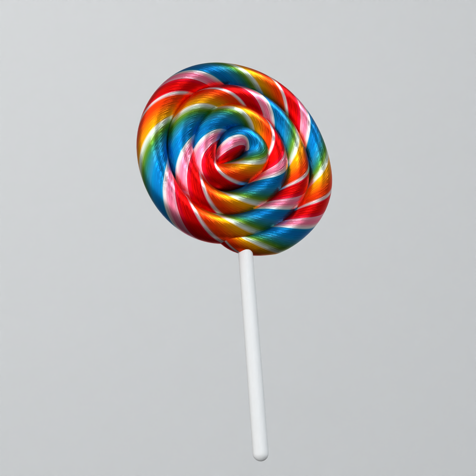 Rainbow lollipop | 3D Holiday Decoration models | BlenderKit