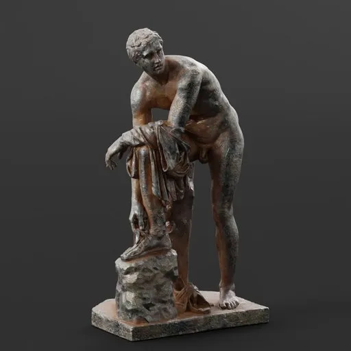 statue of Iron hermes