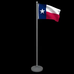 Animated Flag of Texas State