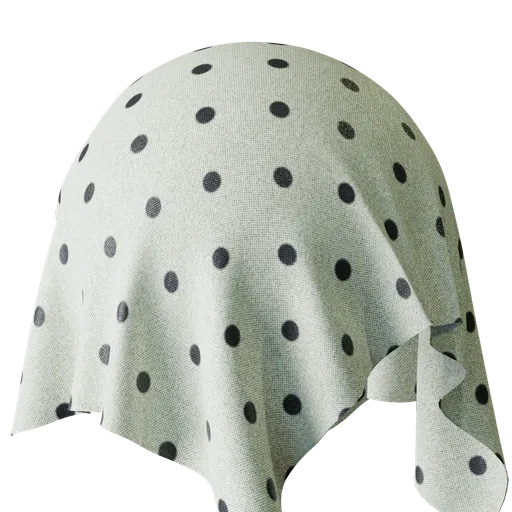 White dot fabric