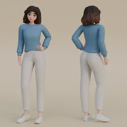 Stylized Female Character