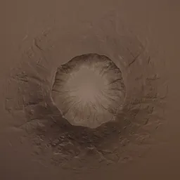 Crater Terrain Landscape