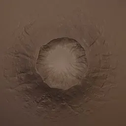 Crater Terrain Landscape
