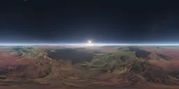 Sci-fi Landscape Terrain