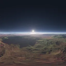 Sci-fi Landscape Terrain