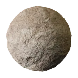 Eroded Pink Beige Clay Rock
